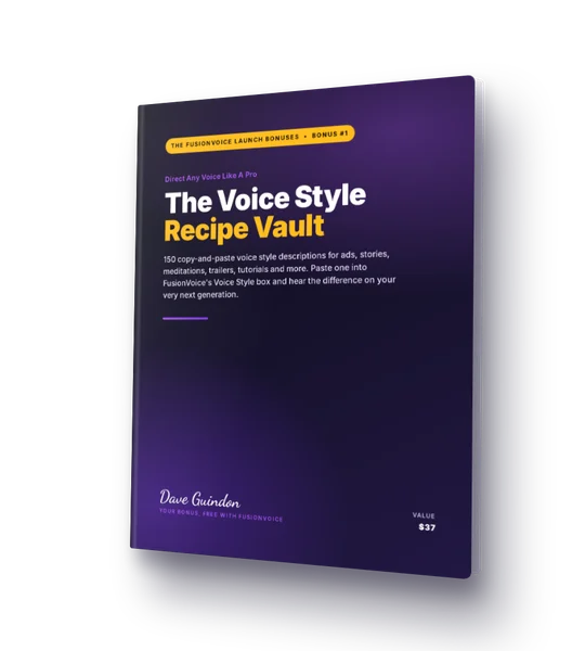 The Voice Style Recipe Vault